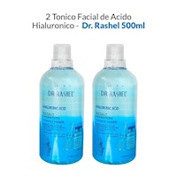2 Tonico Facial De Acido Hialuronico - Dr. Rashel 500Ml
